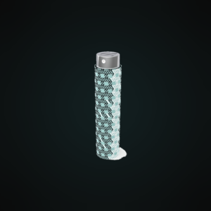 Parfüm-Etui – Weiß-Türkis